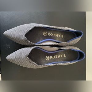 Rothy’s gray flats